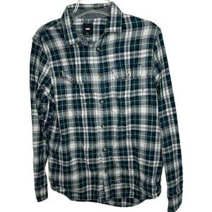 Vans Classic Fit Plaid Button Down Men’s Shirt. Size Small.